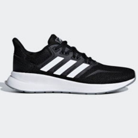 ADIDAS | NEW RunFalcon 3.0 Black and White Running Shoes Women’s Size 7.5 Wide - Picture 1 of 9